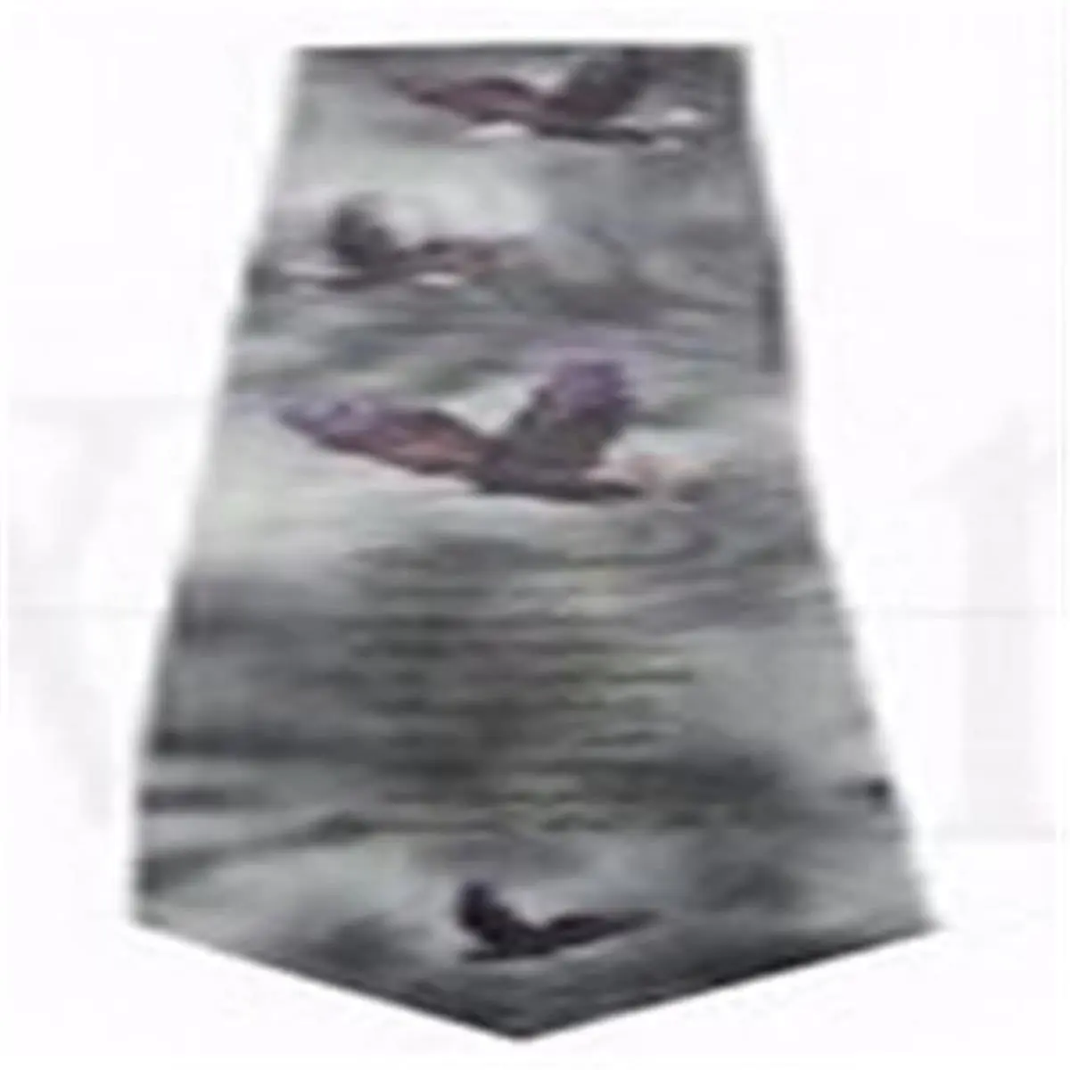 Swanson Christian Supply Polyester Gray Tie - Isaiah 40-31 Eagles Design, 0.1 lbs, Ideal for Holidays, Christmas Celebrations, Super: Clothing, CPC Sub: General