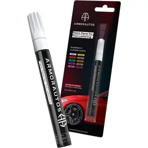 Tire Paint Pen for Car Tire Letters - Tire Marker White Paint Pens for Car Tire Lettering - Permanent White Letter for Tire, Non-Fading Tire Pen, Waterproof Tire Paint Pen, Car & Motorcycle Tire