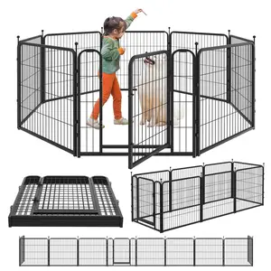 Heavy Duty  Playpen 32"W Indoor Outdoor playpen for dogs petplaypen petfence outdoor fence pet playpen puppy  palace pet house