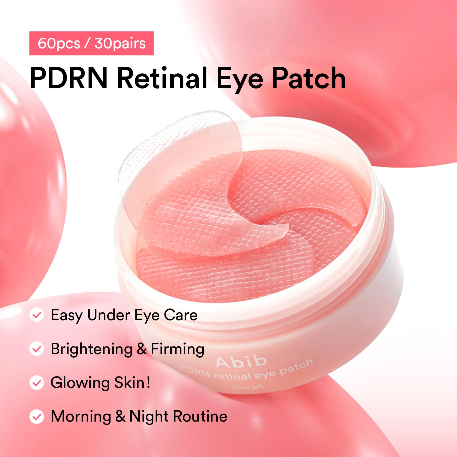 [Abib Official] PDRN Retinal & Collagen & Glutathione Eye Patch Duo/Trio | Korean Skincare, Firming, Hydrating, Brightening, Under Eye Care, Eye Mask (60 patches)