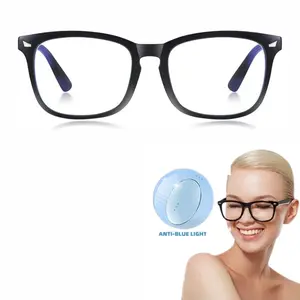 Transparent, Clear Blue Light Glasses for Computer & Gaming - Anti UV Ray Lenses, Scratch-Resistant & Comfort Fit