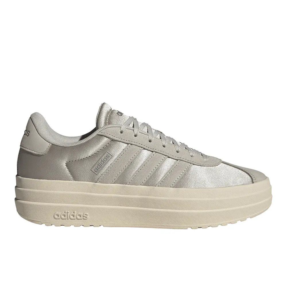 adidas Womens Vl Court Bold Sneakers Shoes Casual - Grey