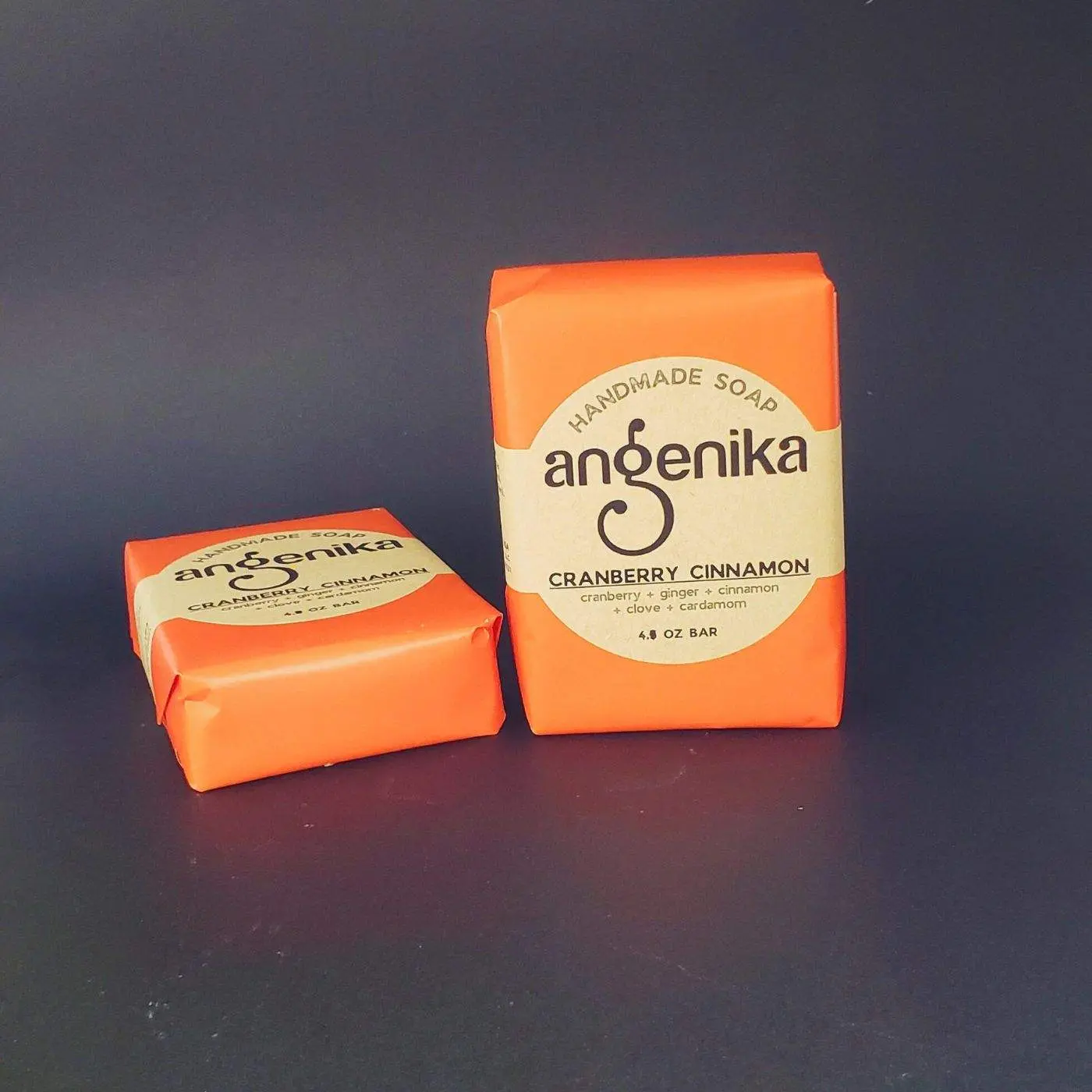 Cranberry Cinnamon Scented Handmade Personal Bath & Body Care Soap Bar, Mild Cleanse Skincare