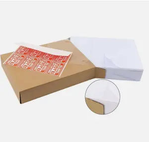 Half Sheet 200 Shipping Labels 8.5x5.5 Rounded Corner Self Adhesive 2 Per Sheet