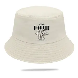 sunscreen hat  with the Little Rabbit slogan and a little rabbit pattern green cowboy Personalized Paisley Skate