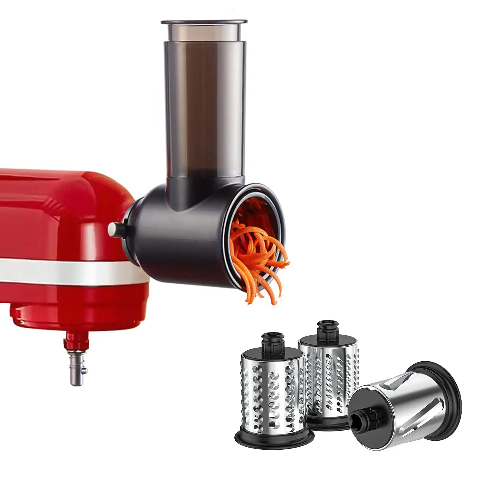 Slicer Shredder Attachments For Stand Mixer Cheese Grater Attachment  Accessories With 3 By