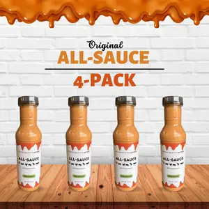 All-Purpose Sauce Dressing - 4-Pack, 13oz, Mild Spice, Creamy Tangy Spicy Sauce - Flavor, Dip Sambal Perfume