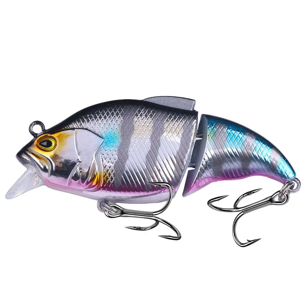 Lure Fishing Lures, Two-Section Sinkable Minnow, Glow-In-The-Dark, Long Cast, Freshwater & Saltwater, Bass Specific, Night Fishing Gear