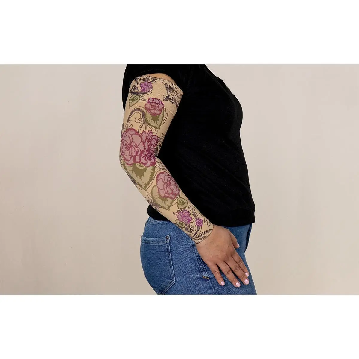 Begonia Gradient Compression Arm Sleeve