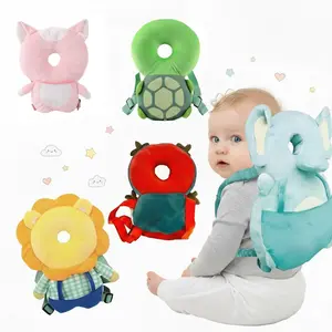 Cute Baby Anti-Fall Head Protection Backpack Harness, Soft Comfortable Crawling and Walking Gear for 0-3 Years Old Unisex Baby Safety, Christmas Gift