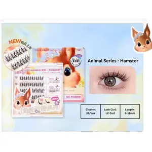 MR.WISH Hamster Style Glue-Free False Eyelashes Lightweight for Everyday Makeup