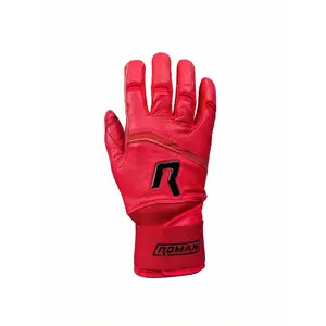 Dingers Series Red Hot Long Cuff Batting Gloves