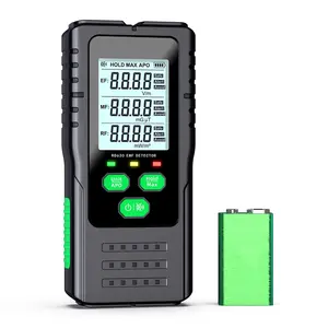 Detector - 3-in-1 Electromagnetic Radiation Meter for ACMagnetic, AC Electric & Microwave Fields - Handheld EMFReader for Home, Office & Smart Meters, Ideal for Non-Professional Users