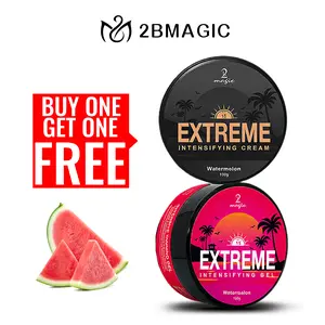 2BMagic Extreme Intensifying Gel & Cream Watermelon Self Tanner Lotion 100ml Moisturizing Smooth Lightweight Carrot Natural Moisturize Intensive Cosmetic Body Care Coconut