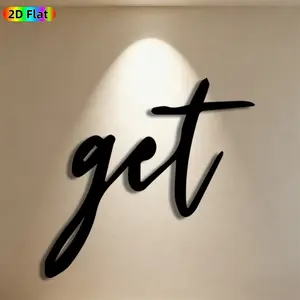 1pc "YJT" Monogram Metal Wall Art, Stylish "YJT" Statue Mural, Ideal Gift for New Year, Easter, Personalized Decor Enthusiasts, Rust-Resistant Metal Wall Decor Wall Sculptures, Perfect for Entryway Wall & Garden Fence, Unique Custom Name Decor