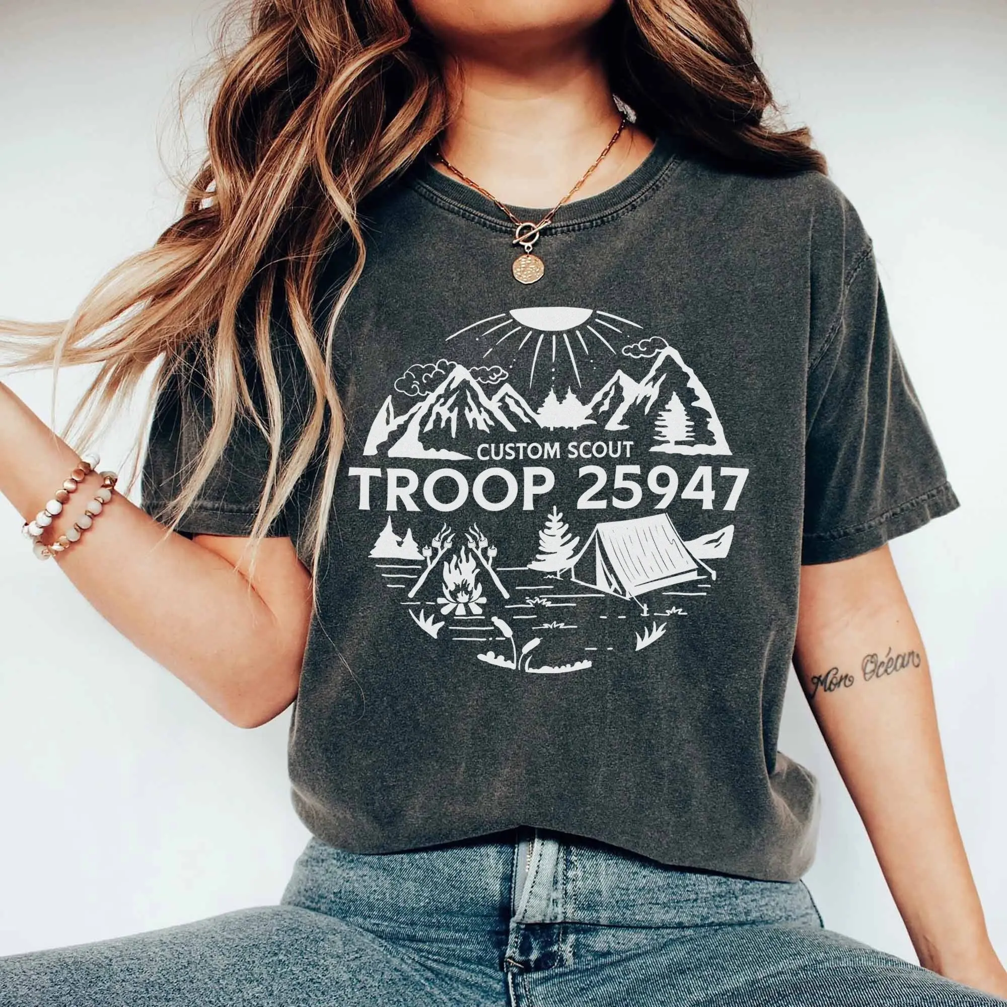 Custom Troop Scouts Shirts, Girl Scout Leader Shirt, Girl Scout Camping Shirt, Scouts Team Shirt, Girls Camping Matching, Camping Life Shirt 120624MTCL-15