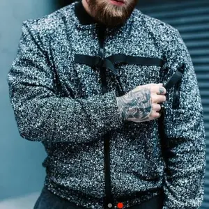 KDNK strapped bomber Black fashion Jacket Cotton