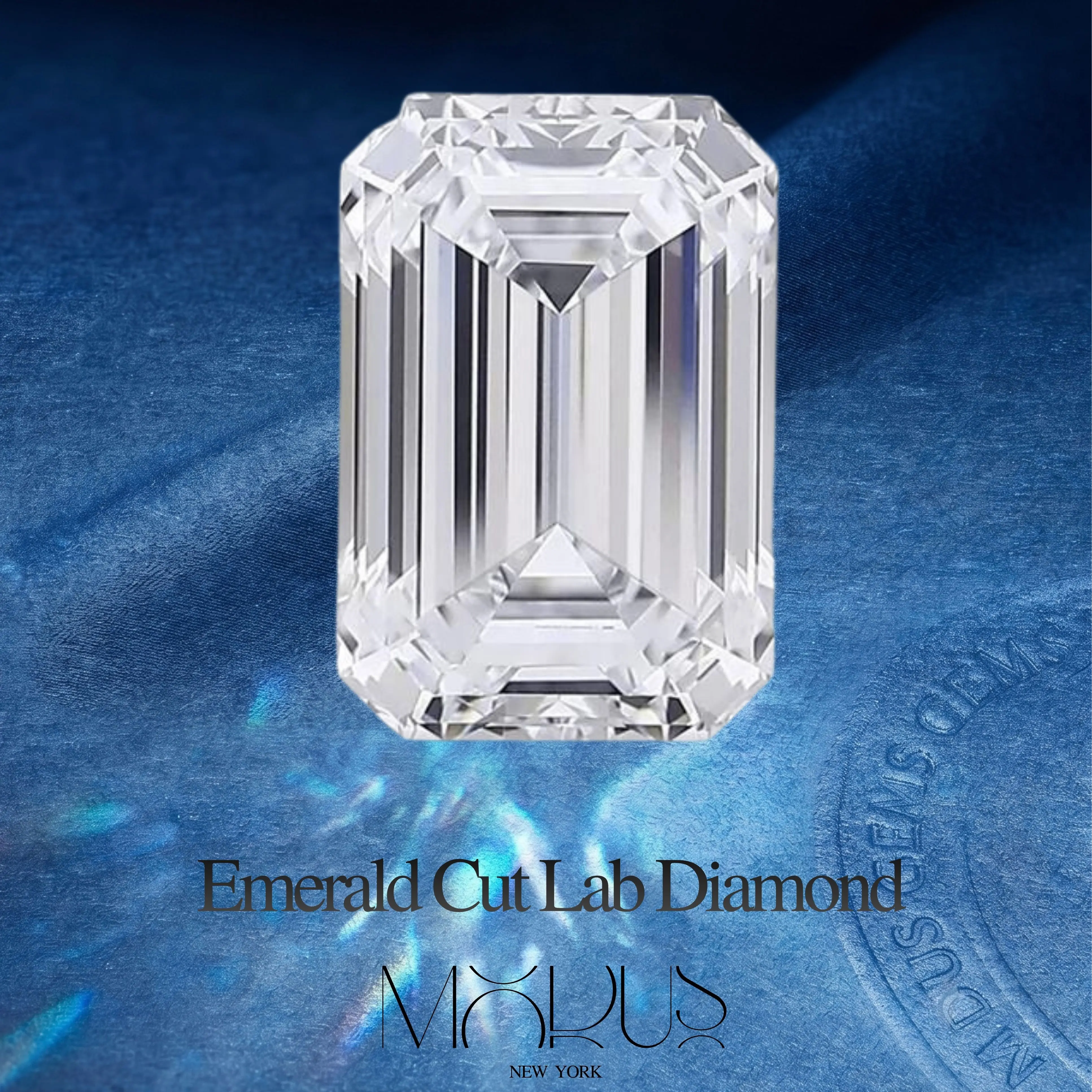 0.25Ct Emerald Cut Lab Grown Diamond Premium Diamond Single Loose Stone