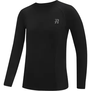 Boys Compression Shirt Kids Long Sleeve Athletic Undershirt Youth Quick Dry Base Layer for Football Baseball