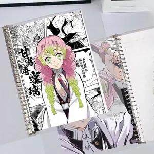 Kanroji Mitsuri Peripheral Notebook Appearance Girl Gift Universal Loose-leaf Book Handbook Hard Shell