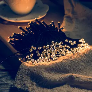 Woohaha Outdoor String Lights Solar Powered,66FT 200 LED Solar String Lights with 8 Lighting Modes, Green String Lights for St Patrick Decoration, Waterproof Solar Lights for Outside Tree Yard, Green