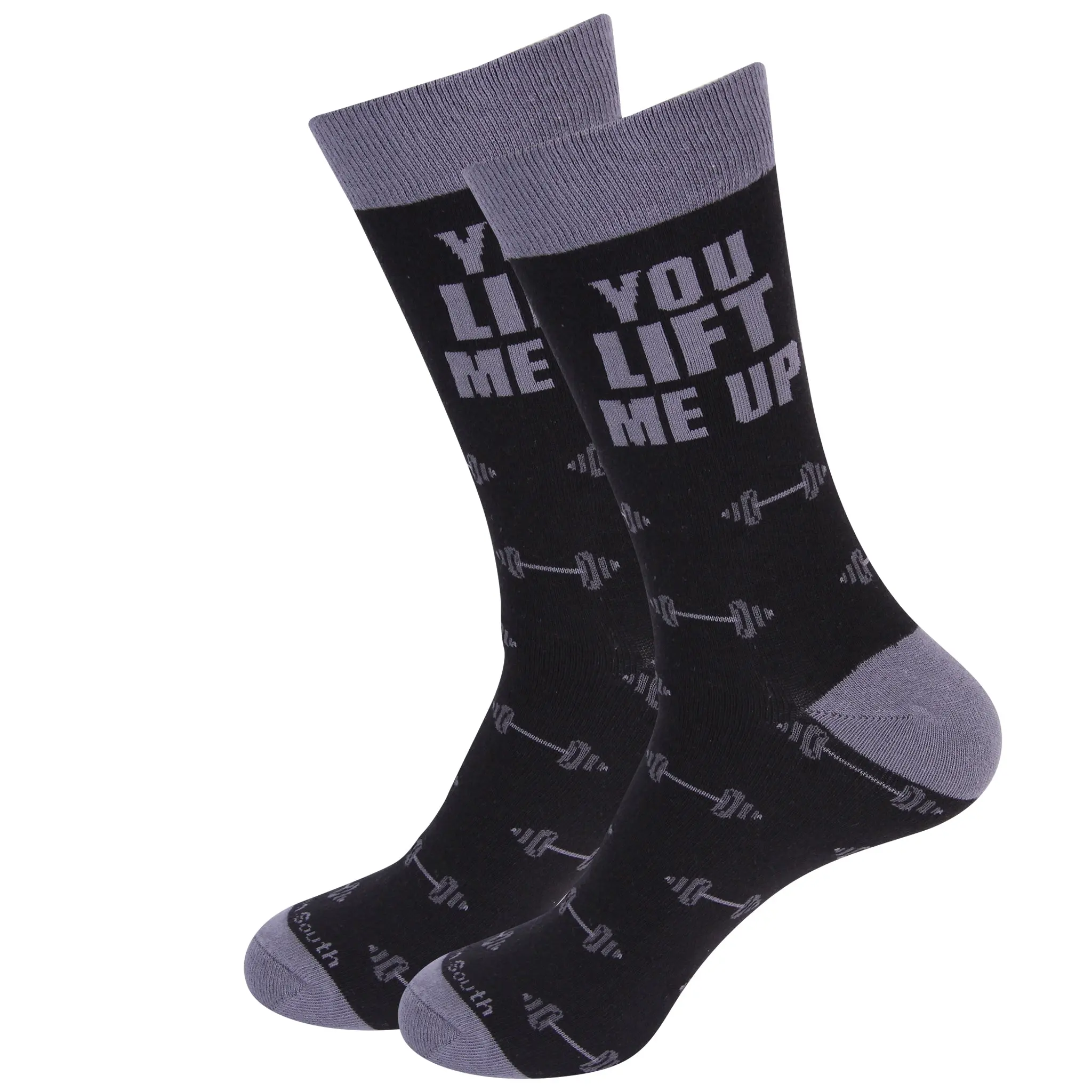 You Lift Me Up Weightlifting Socks