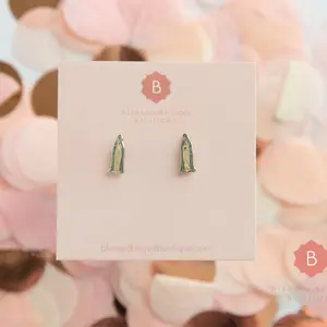 Virgin Mary earrings