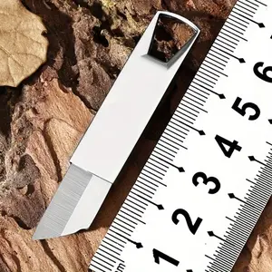 Titanium Alloy Mini Knife Multi-Function Keychain Portable EDC Unboxing Sharp Pocket Folding Knife for Opening Packages Survival Tool Outdoor Survival Gear