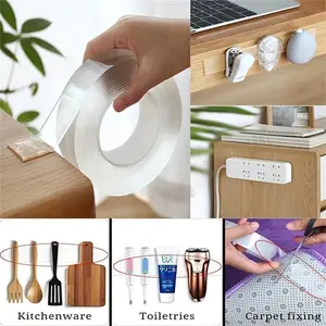 Ultra-strong Double Sided Adhesive Monster Tape Home Appliance Waterproof Wall Stickers Home Improvement Resistant Tapes