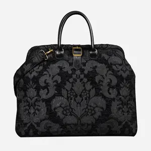 Victorian Blossom Black Mary Poppins Weekender