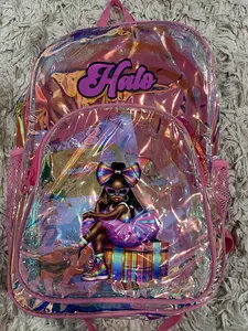 Custom Bookbag Personalized Transparent Backpack for Kids