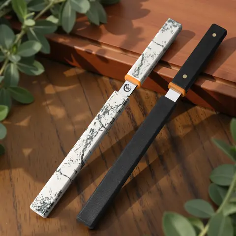 Portable Knife for Outdoor Camping & Barbecue, Stainless Steel Fixed Blade Fruit Knife with Sheath Cover, Multi-functional Knife for Home Kitchen