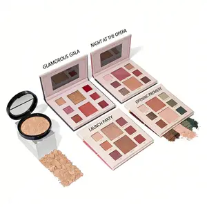 Party Eyeshadow Palette Set (4 Pieces), Multi-Theme Colors, Matte & Shimmer Finish, Luxurious Case, Perfect for Evening Events, Highly Pigmented Palette, Eye Shadow Palettes