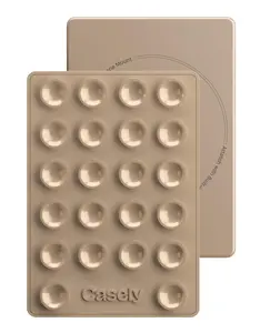 Grippy | Taupe Silicone Suction Phone Mount with MagSafe