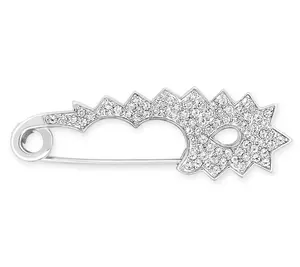 Margo Manhattan Sterling Silver White Topaz Frauke Pin
