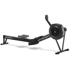 Concept2 RowErg Model D Indoor Rowing Machine with PM5 Monitor, Device Holder, Adjustable Air Resistance, Easy Storage