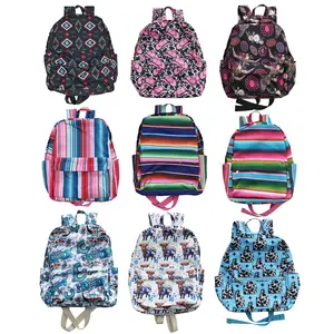 Kids' Unisex Stylish Polyester Lightweight Western Cowboy Backpack - Backpack Kid Ideal for School, Travel