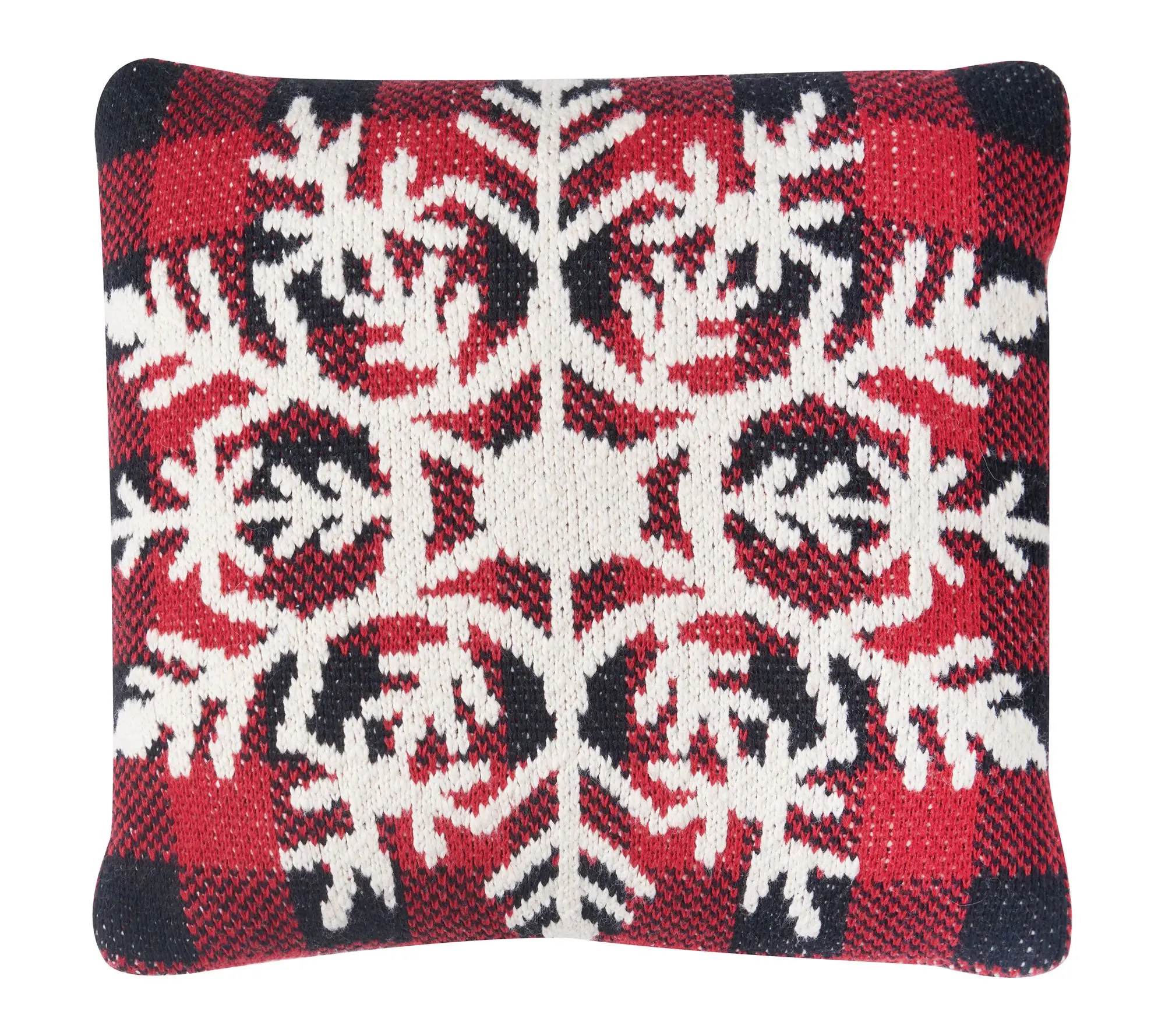 C&F Home Snowflake Check Pillow