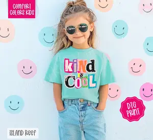 Kind Is Cool Comfort Colors Youth Tshirt