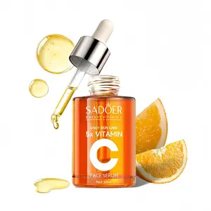 5X Vitamin C Face Serum, 5 in 1 Active VC+,Skincare for Brightening, Moisturizing, Pore Care – Hydration & Nourishing Facial Essence, Gift for Women (30ml) Dropper-Christmas Gift
