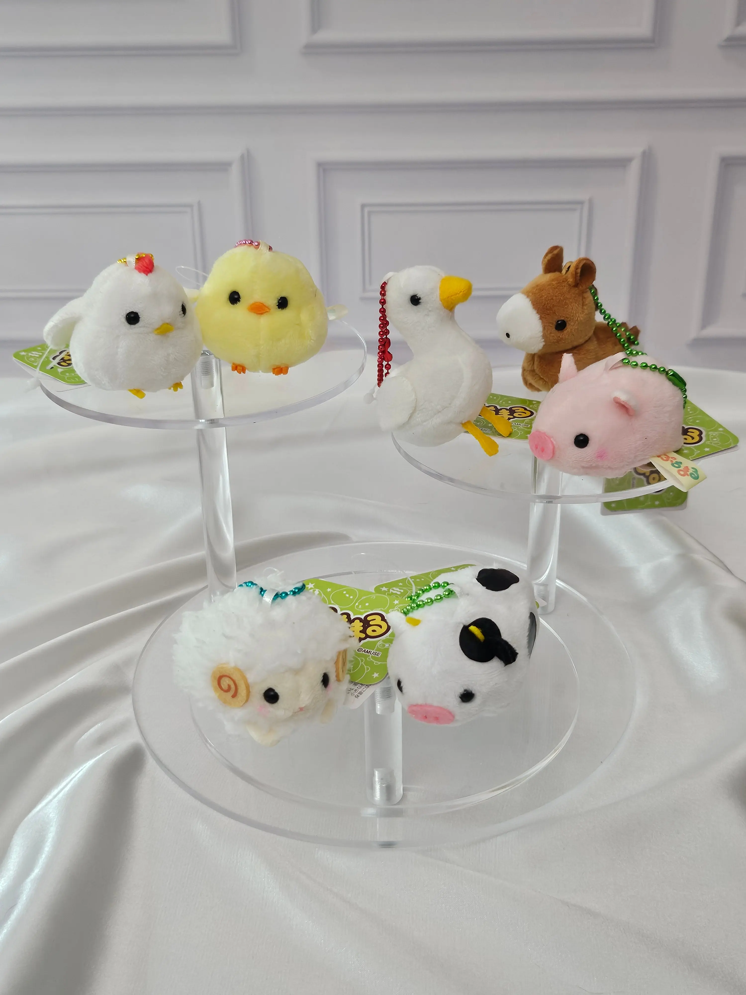 Farm Animals - Puchimaru - Mini Animal Bean-filled Plush Keychain