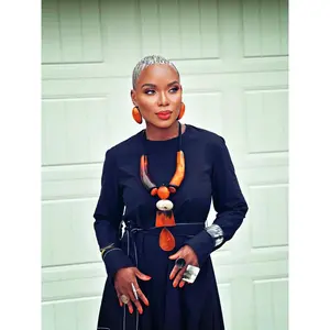 Sunset Horizon Horn Necklace Set