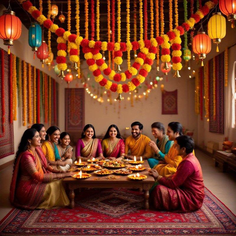 100cm/39inch Artificial Marigold Hanging Flower for Diwali, Halloween, Mexican Day of the Dead, Wedding Door Curtain, Festival Decoration, Festive Occasion, |vibrant Floral Display|plastic Flowers, Artificial Flowers For Home Decor