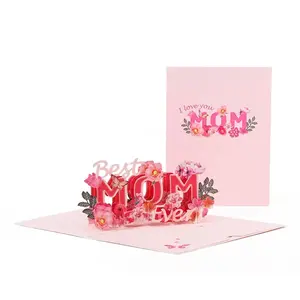 Paper Love Flower Bouquet Pop-Up Card – Mothers Day Gift, Mother's Day Card, Mom's Day Flowers, 3D Popup Greeting Card & Keepsake Flowers. Unique Thoughtful Viral 2026 Gifts for Mom, Wife, Grandma, Mother-In-Law, Birthday, Anniversary, Get well, Thank You