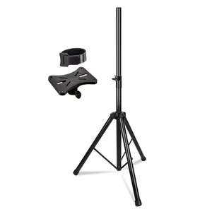 5 Core Speaker Stand Tripod Heavy Duty Adjustable Up to 72 Inch DJ Studio Monitor Stands Pole Mount - SS HD BLK WOB