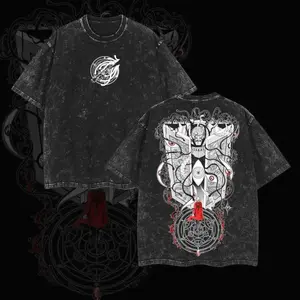 FMA Gate of Truth Anime Vintage Washed Shirt, Anime Manga Shirt, Anime Lovers Gift MP4