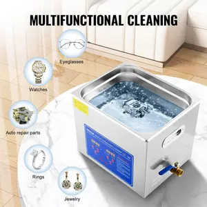 VEVOR Ultrasonic Cleaner for Professional Cleaning - Digital Timer & Heater, 40kHz Frequency and Stainless Steel Industrial Sonic Cleaner for Jewelry, Glasses, Watches, and Small Parts