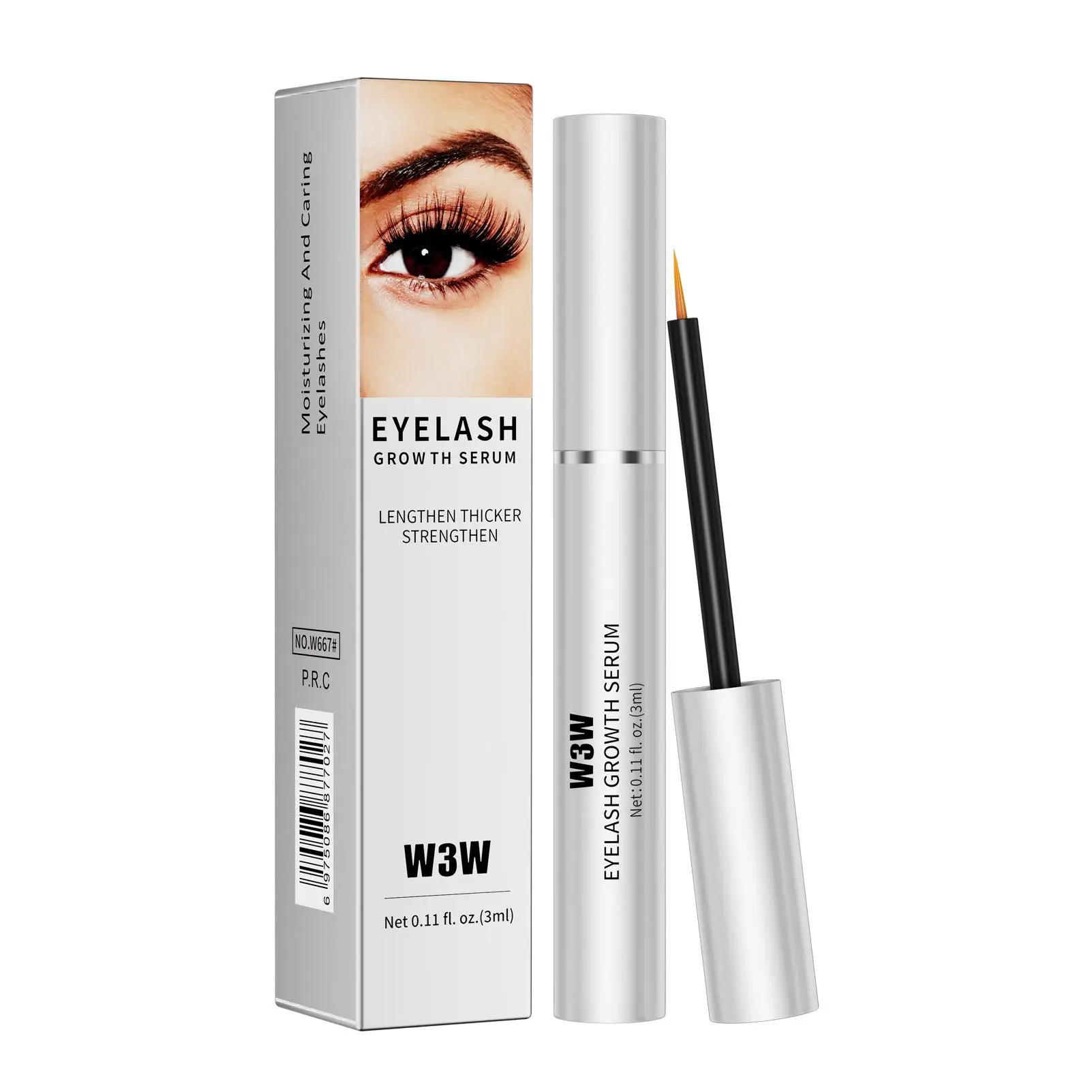 Lightweight Eyelash Lengthen Thicker Serum, 1 Set Eyelash Extensions Serum, Clear Mascara Serum, Eyelash Growth Product for Women & Girls, Spider Lash