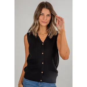 FINAL SALE - Everything Good Knit Vest - DU DEAL