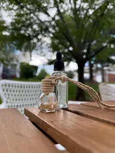 Organic, Long-Lasting, Toxin-Free Riviera Mist Car Air Diffuser | Refillable Natural Car Freshener